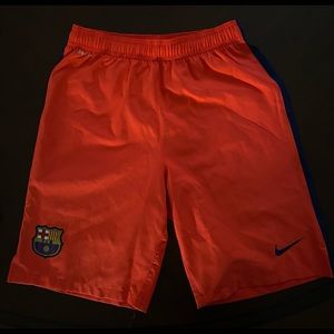 AUTHENTIC Youth Barcelona Soccer Shorts